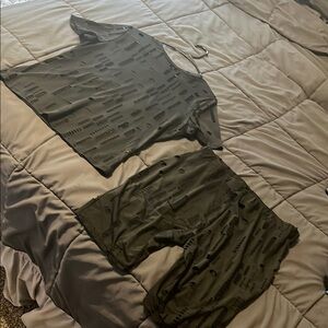 Stylish Black Two-Piece Set